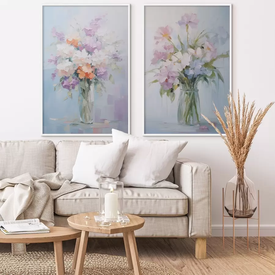 Fototapeedid Vaasil olev kimp, maalist inspireeritud d01031