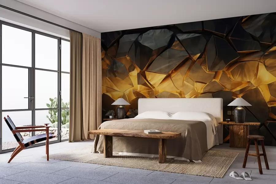 Fototapeedid Vesivärvi kivi imitatsioon w05045