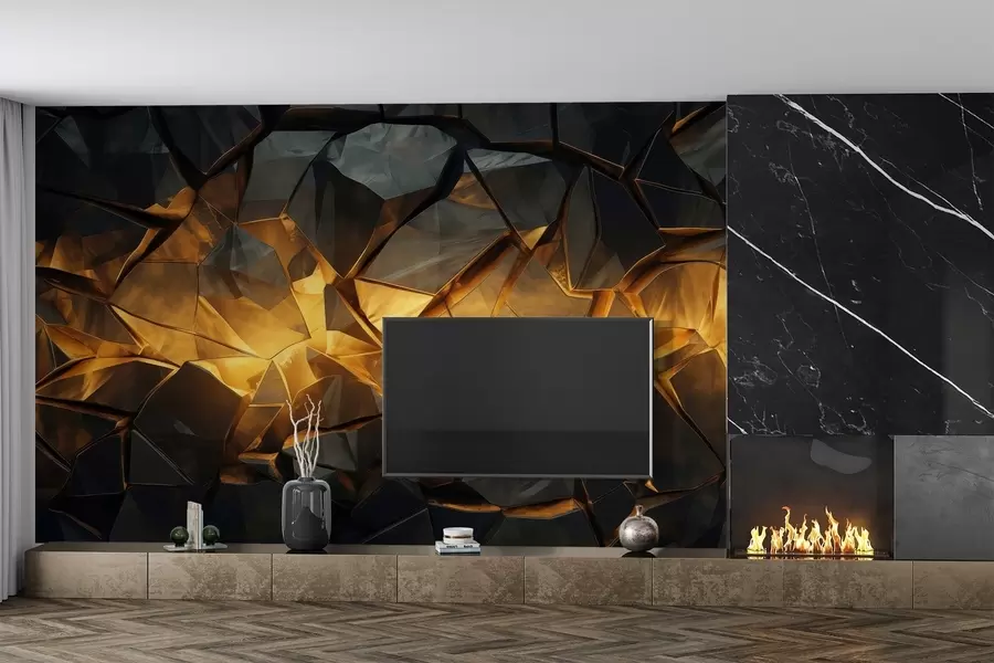 Fototapeedid Vesivärvi kivi imitatsioon w05045