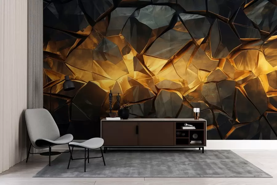 Fototapeedid Vesivärvi kivi imitatsioon w05045