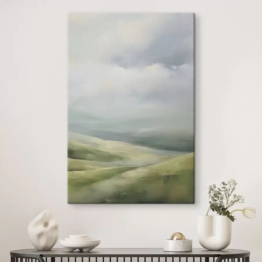 Pilt Põld pilvede taustal s47243