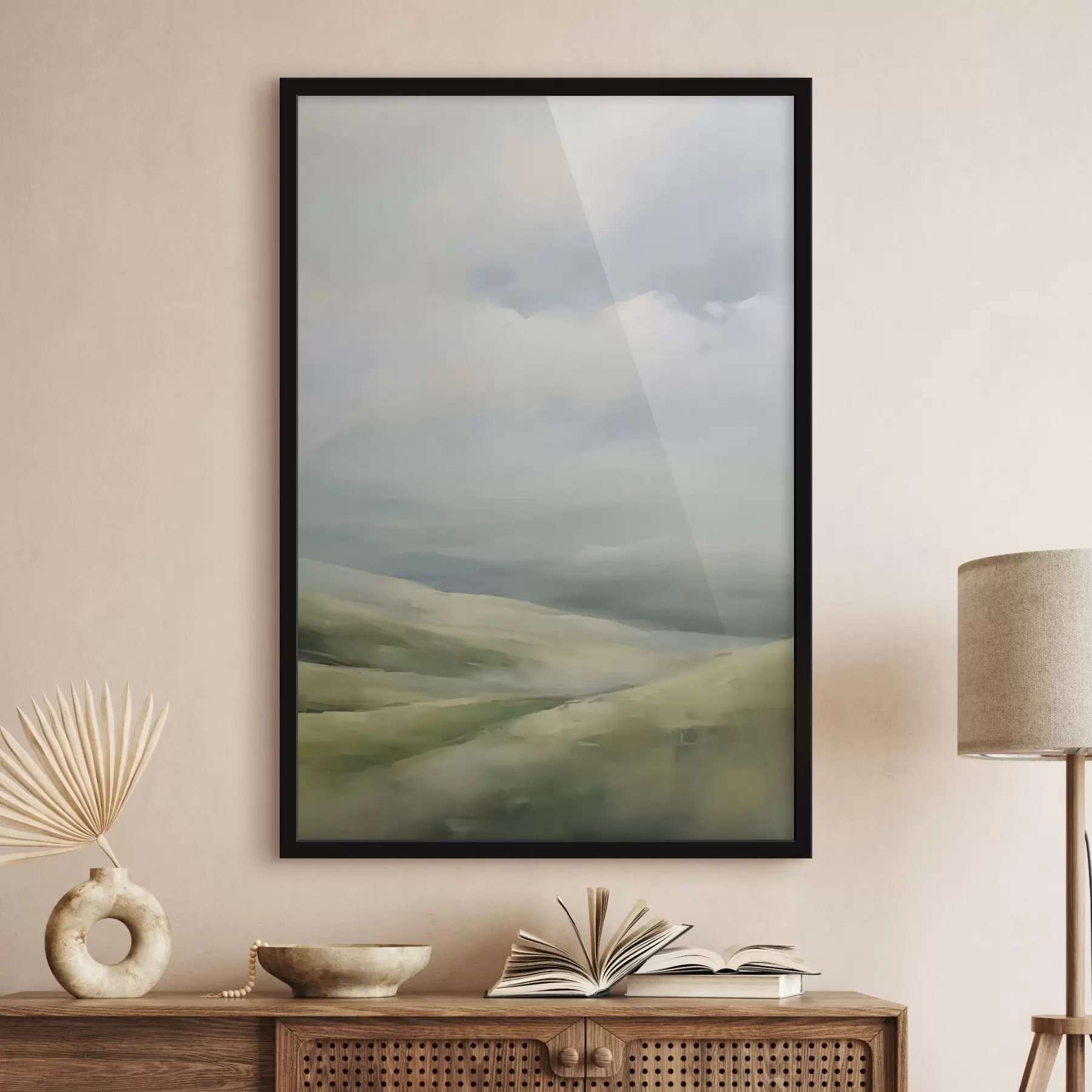 Fototapeedid Põld pilvede taustal f47243