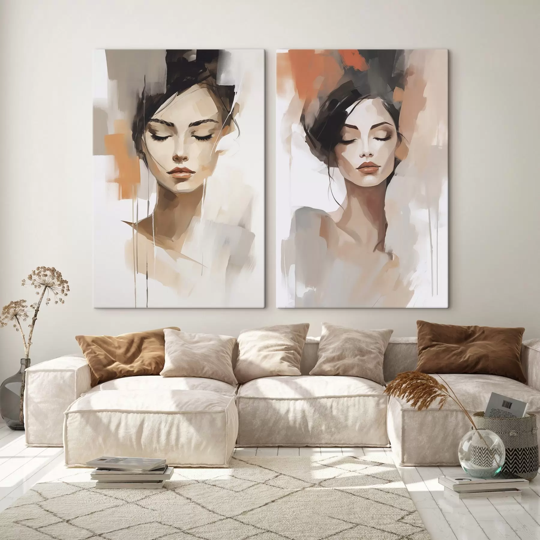 Pilt Tüdruku abstraktne portree m01159