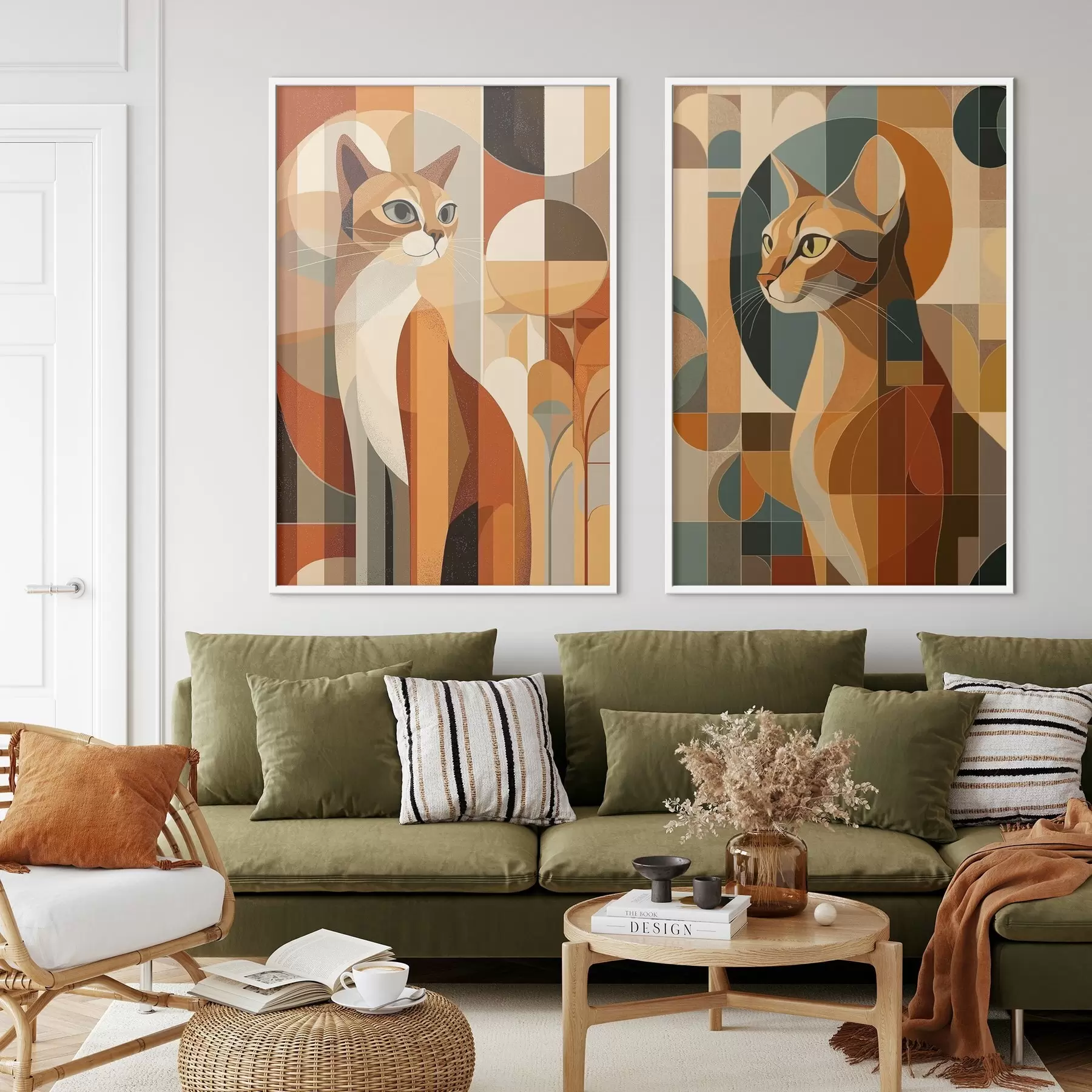 Fototapeedid Abstraktsed kassid d00841