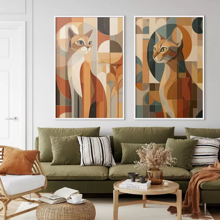 Fototapeedid Abstraktsed kassid d00841