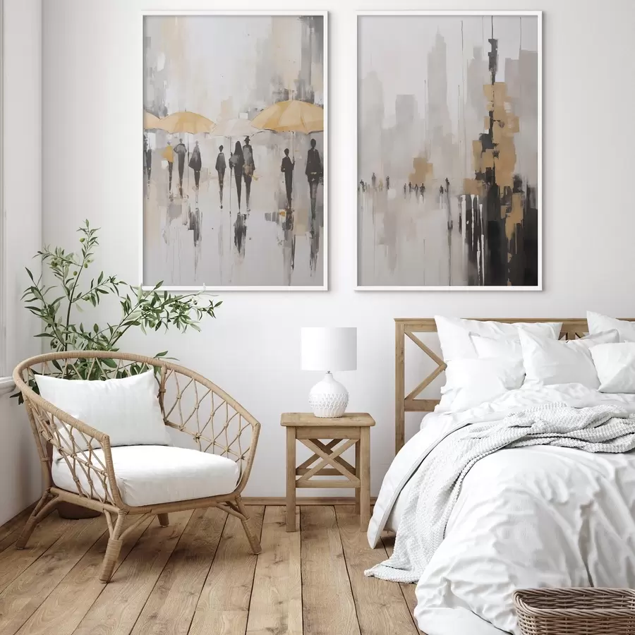 Fototapeedid Abstraktne linnamaastik d00873