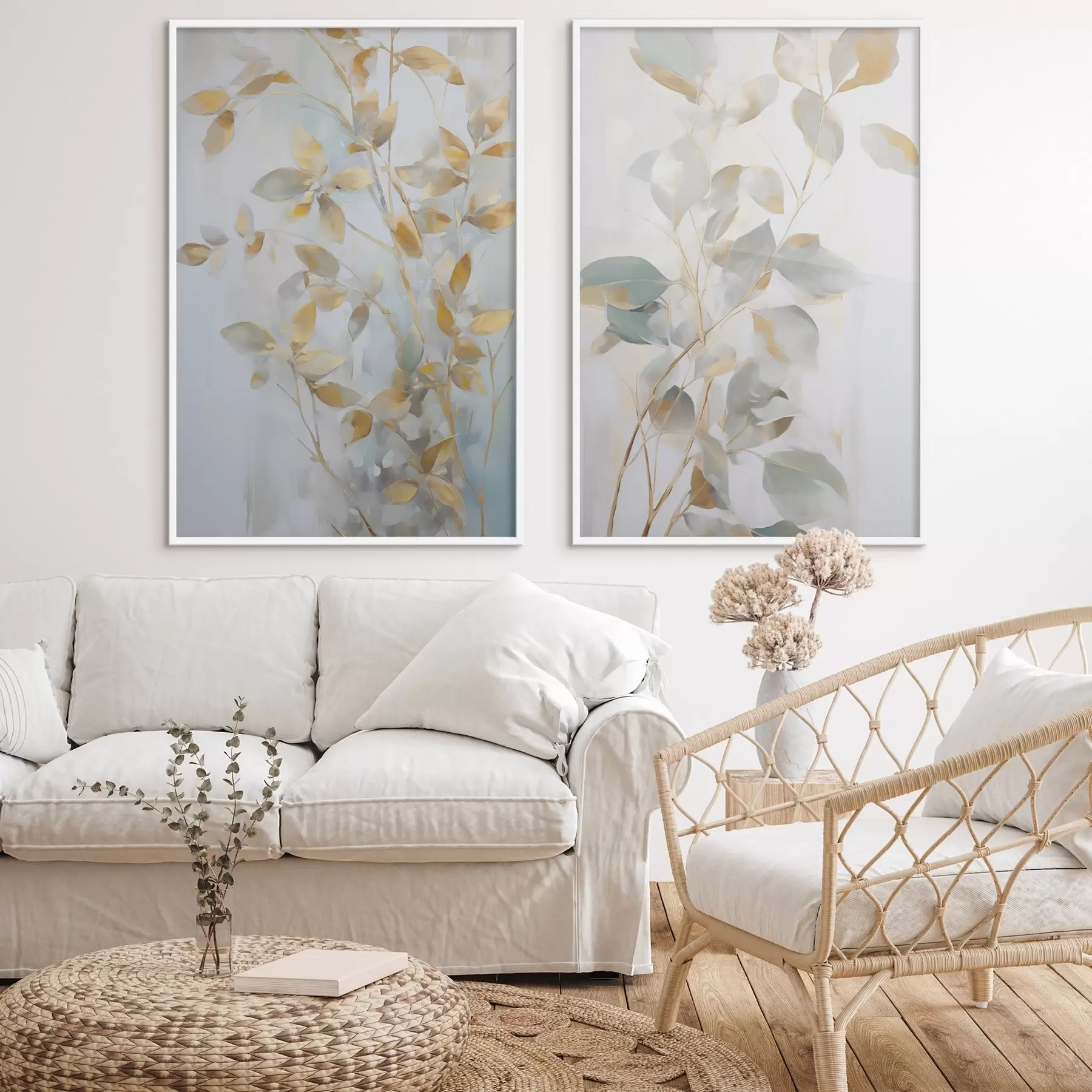 Fototapeedid Abstraktsed lehed maalimise imitatsioon d00907