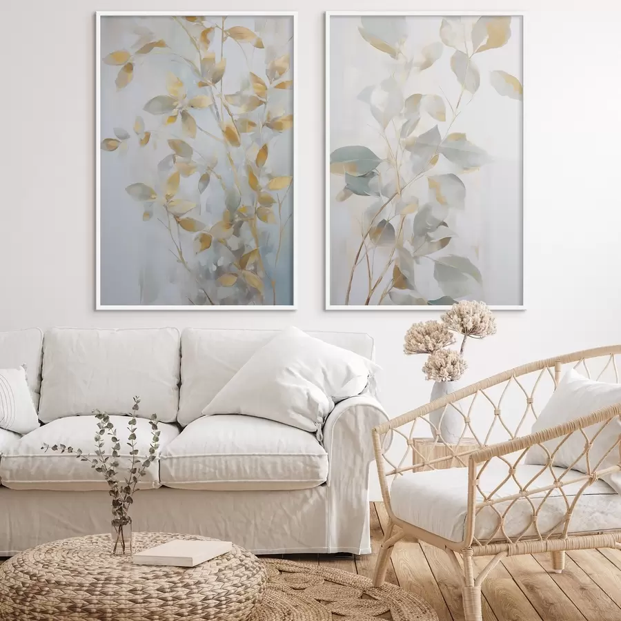 Fototapeedid Abstraktsed lehed maalimise imitatsioon d00907