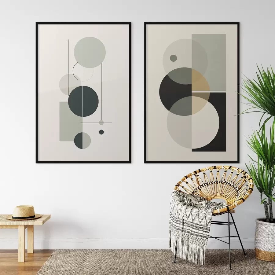 Fototapeedid Geomeetriline abstraktsioon d00909