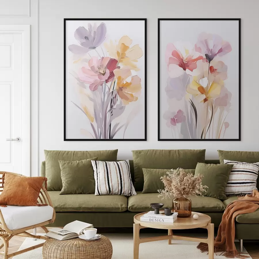 Fototapeedid Abstraktne lillekimp d00910