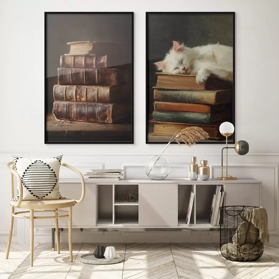 Fototapeedid Kass raamatutel d00919