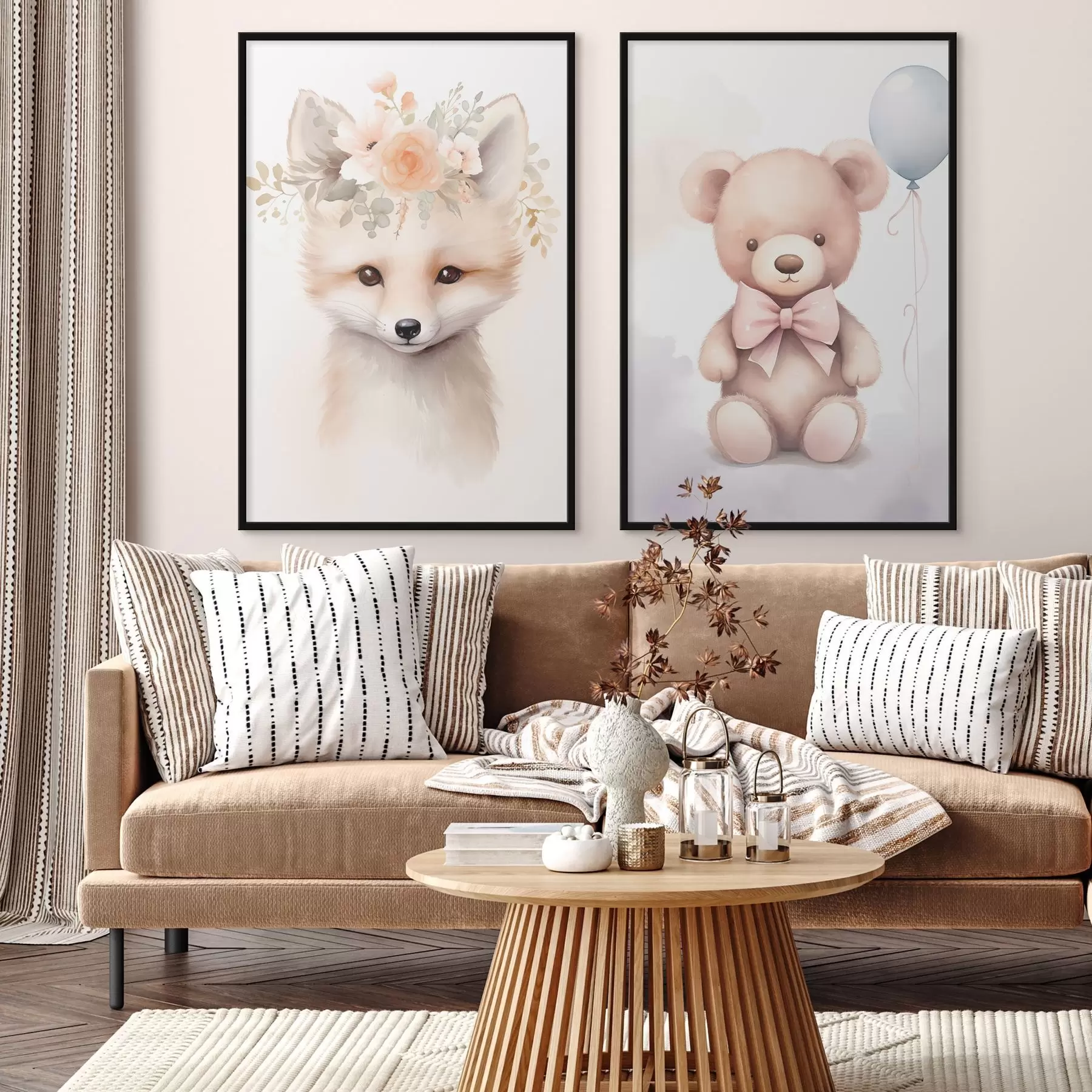 Fototapeedid Rebane ja karu d00921