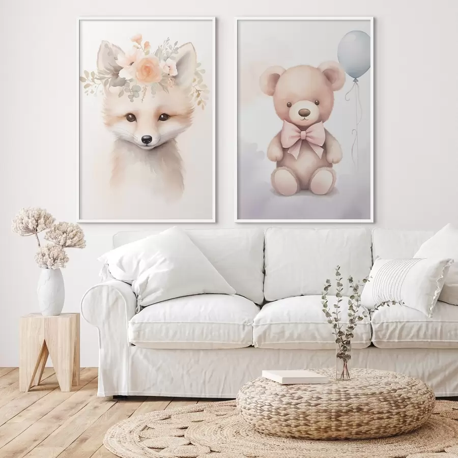 Fototapeedid Rebane ja karu d00921