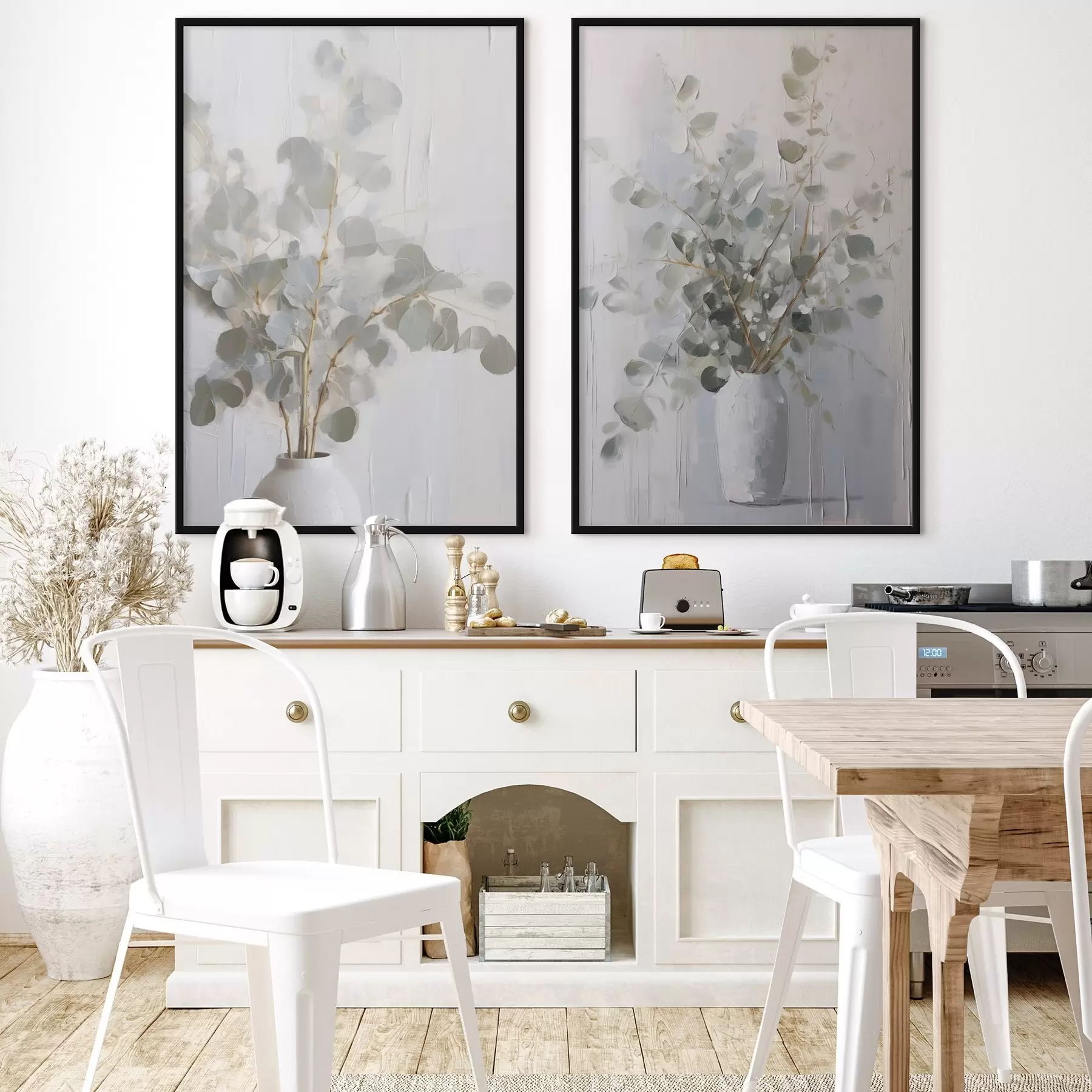 Fototapeedid Oksad vaasis imitatsioonmaal d01020