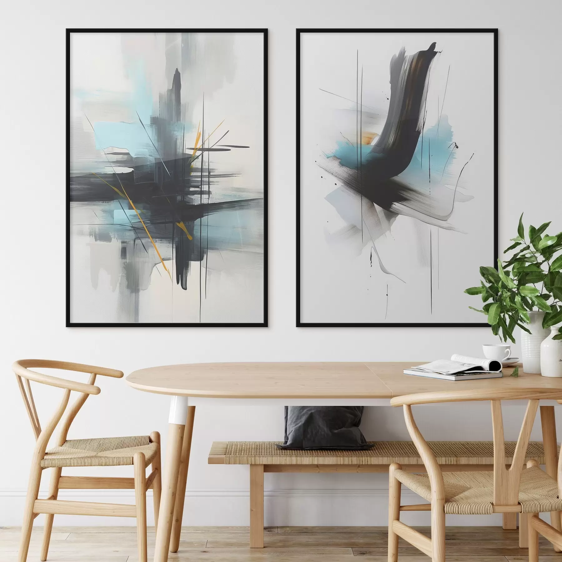 Fototapeedid Abstraktsioon, mis imiteerib pritsmeid ja pintslitõmbeid d01037