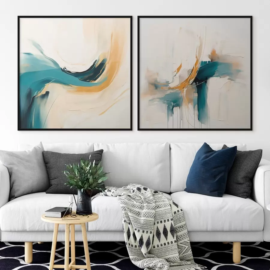 Fototapeedid Kunstiline kompositsioon sujuva värviliikumisega d00989