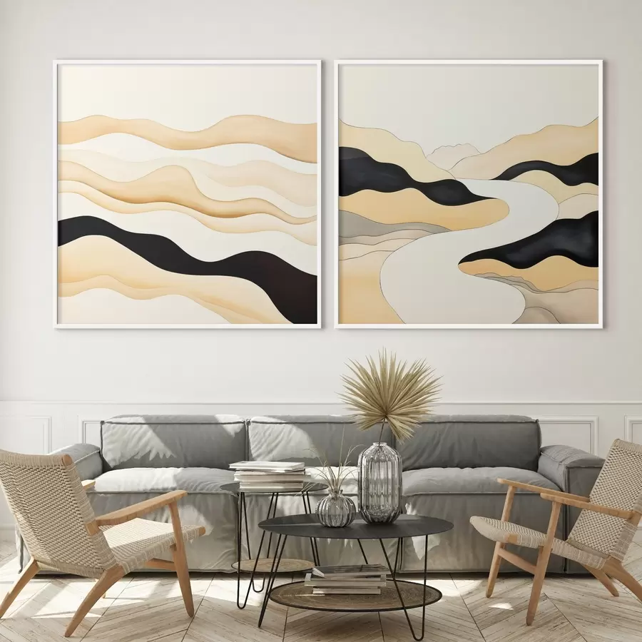 Fototapeedid Looduslikest rütmidest inspireeritud abstraktsed vormid d00992