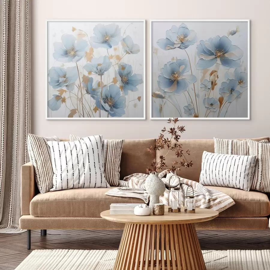 Fototapeedid Õrnad lilled maalimise imitatsioon d01044