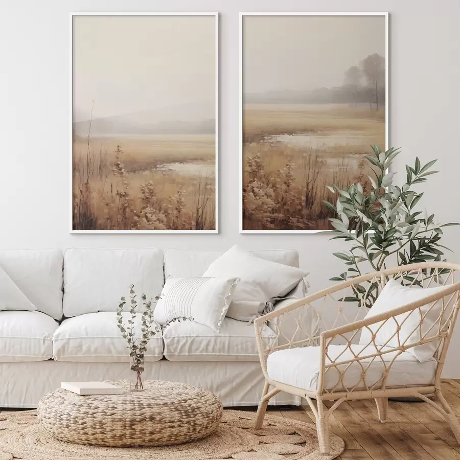 Fototapeedid Kuivatatud lilled põllul d01053