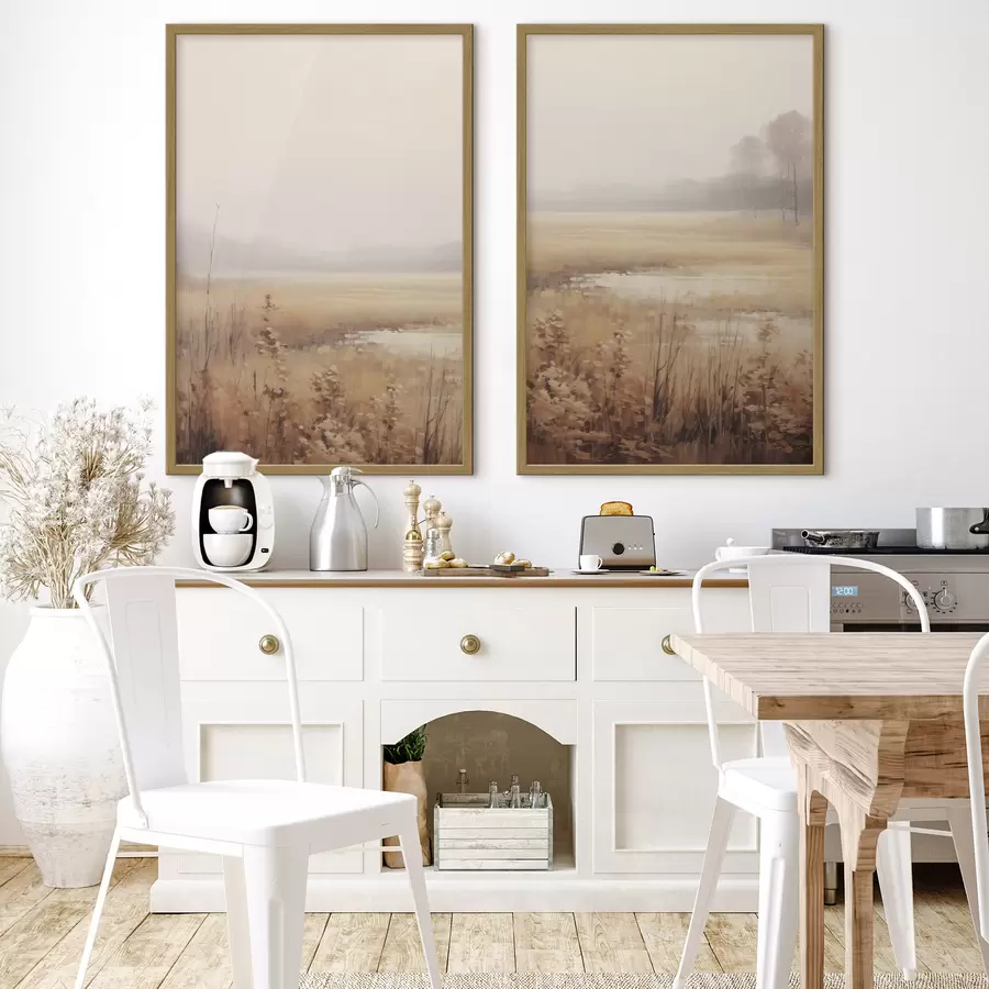 Fototapeedid Kuivatatud lilled põllul d01053