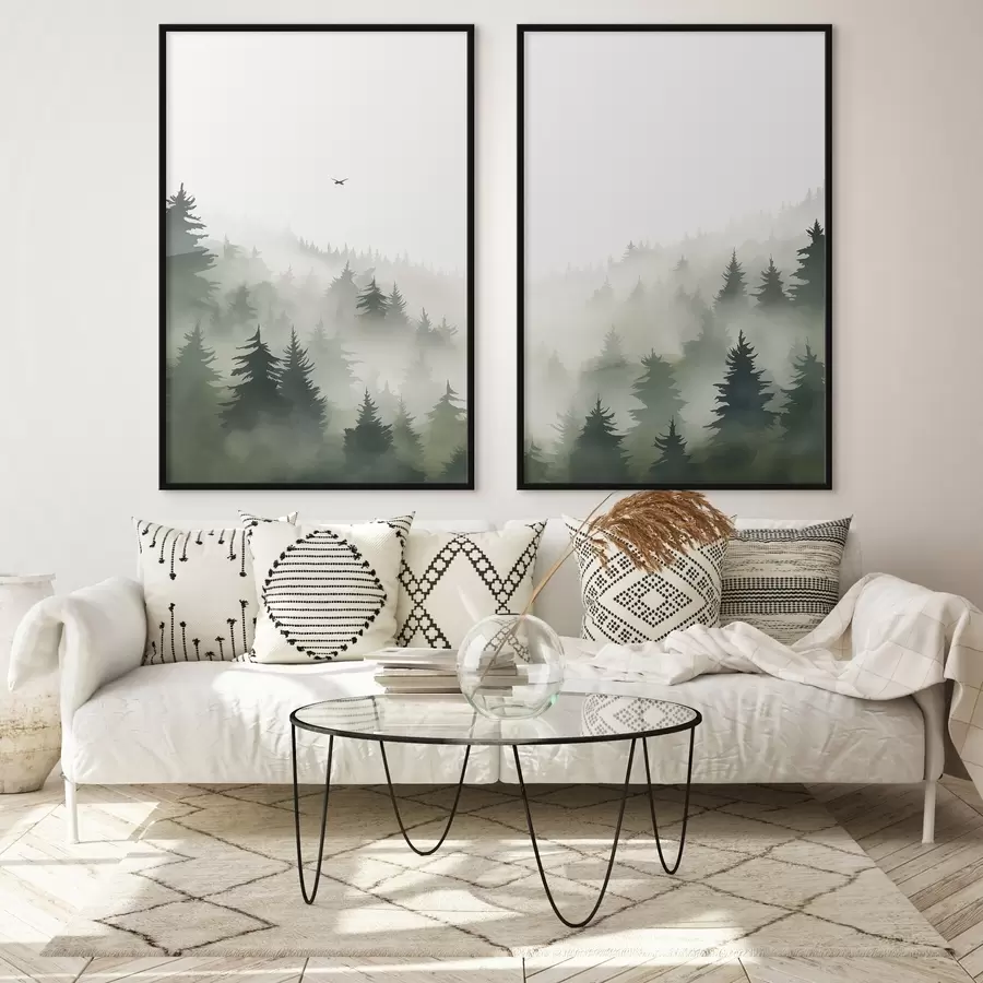 Fototapeedid Uduvõrk metsas d01061