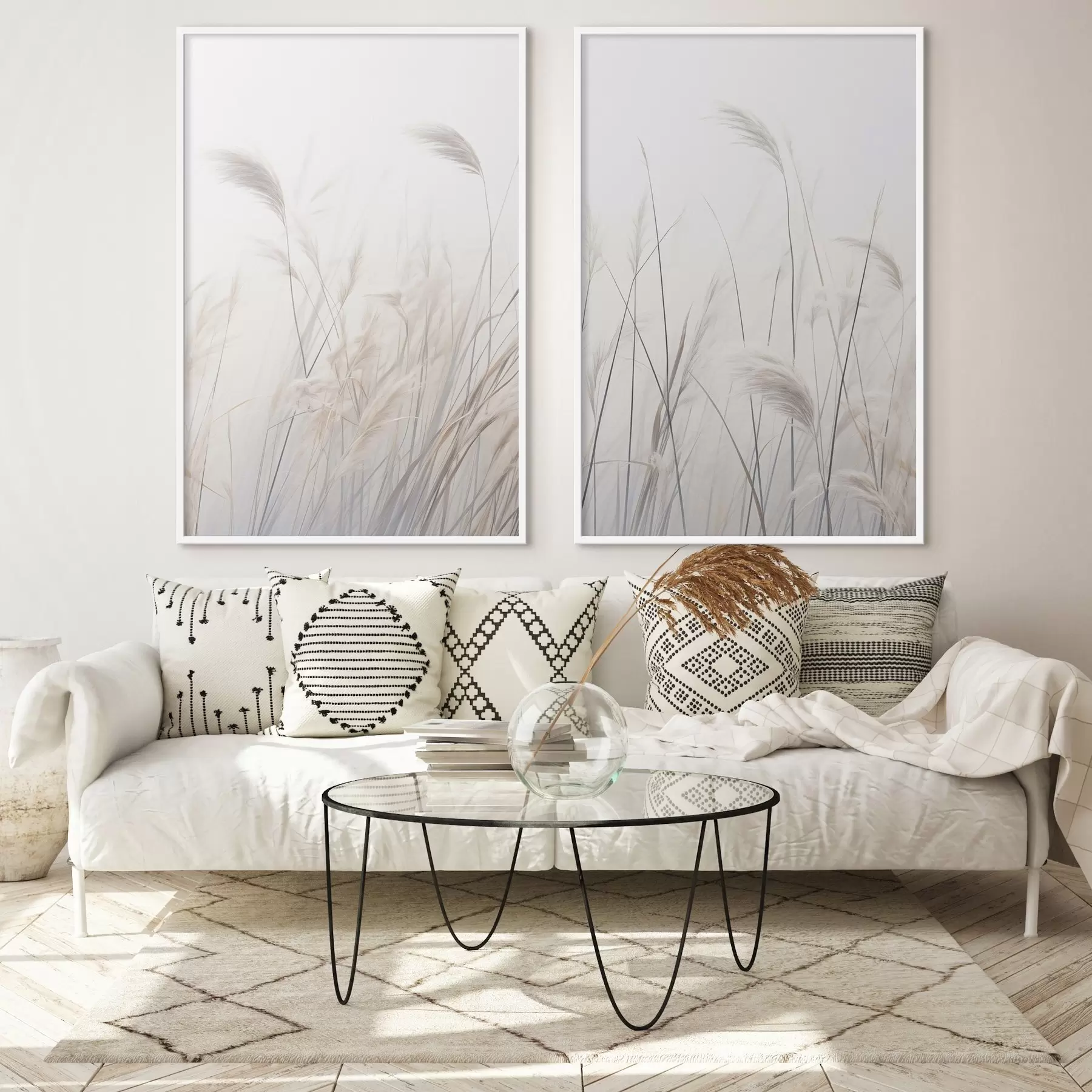 Fototapeedid Õrnad taimed heledal taustal d01065