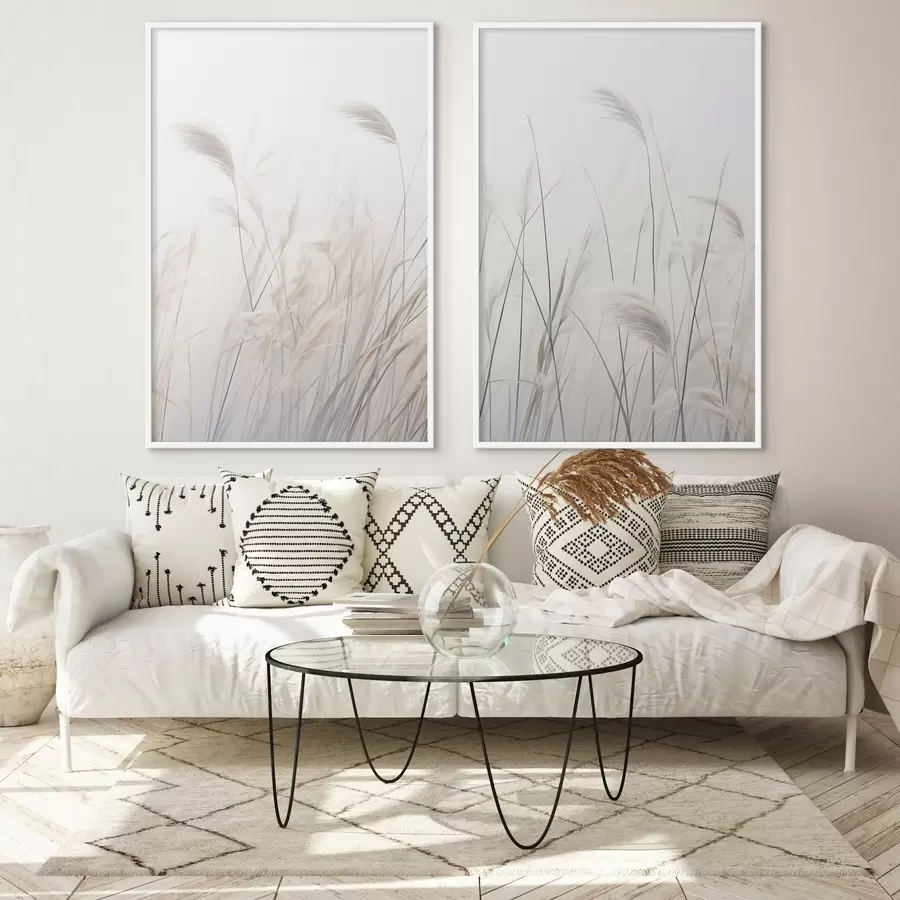 Fototapeedid Õrnad taimed heledal taustal d01065