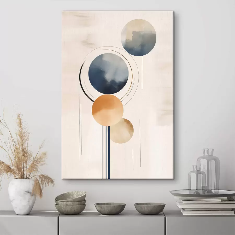 Pilt Abstraktsioon sfääridega s47100