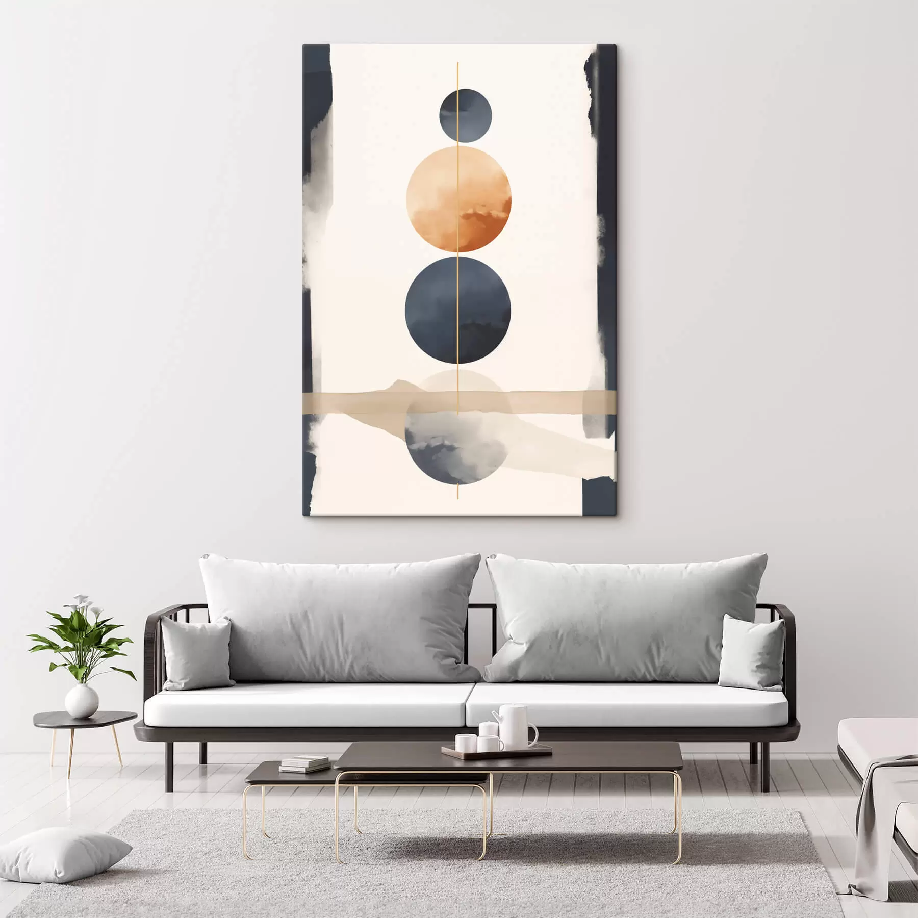 Pilt Abstraktsioon sfääridega s47101