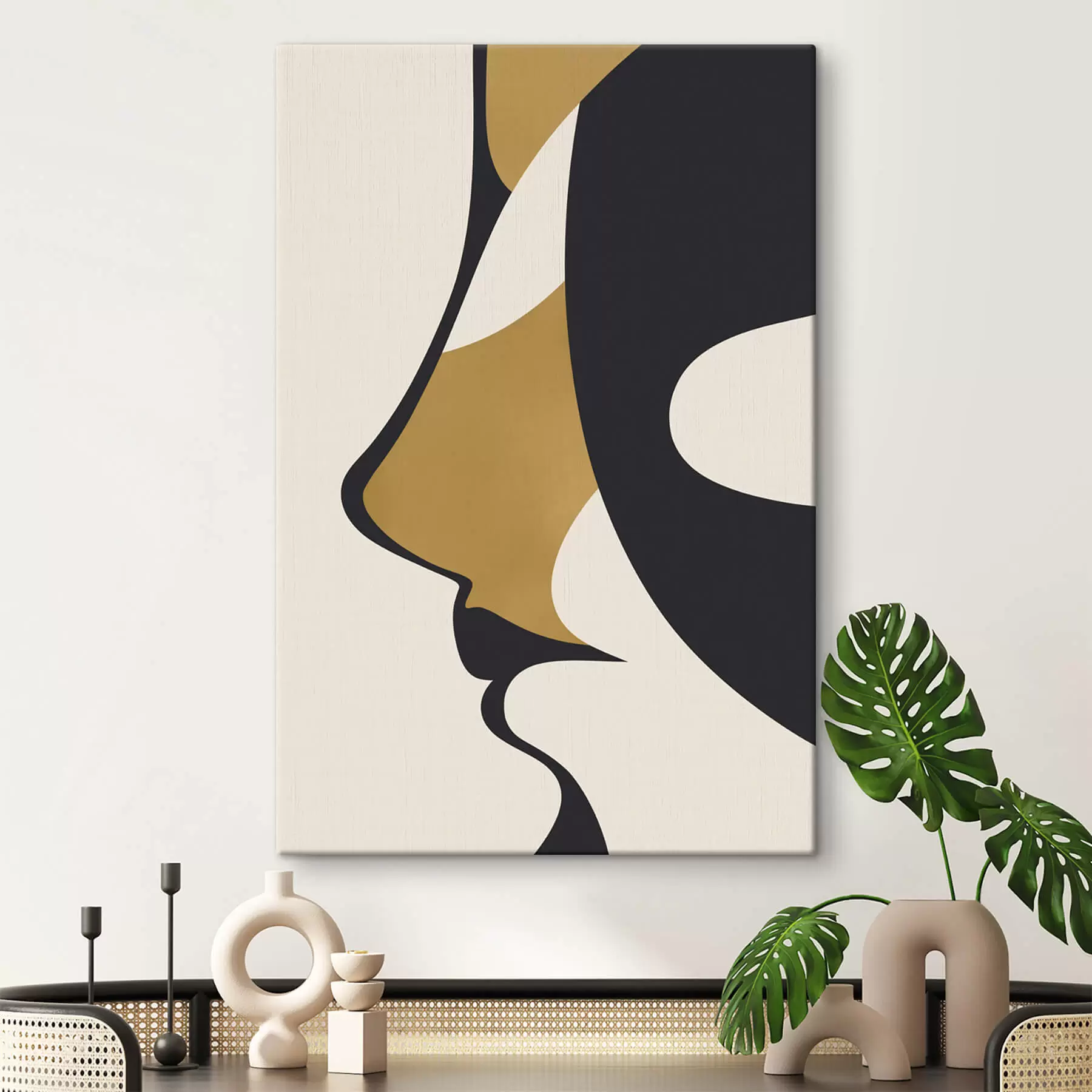 Pilt Näo abstraktne siluett s47252