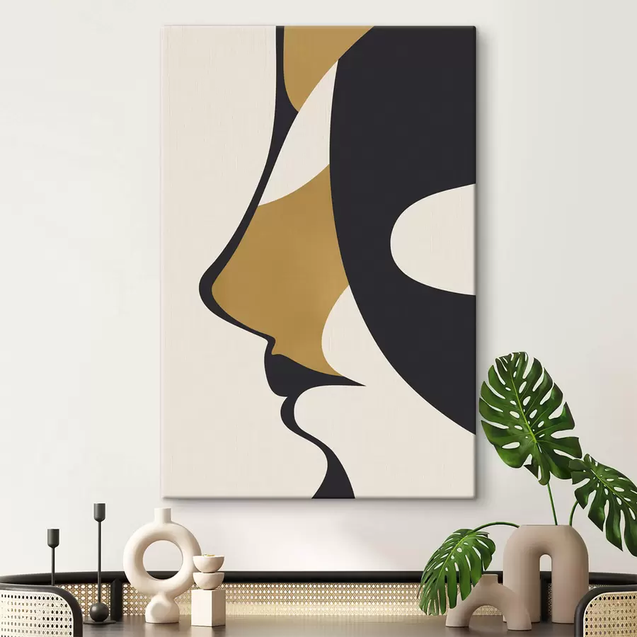 Pilt Näo abstraktne siluett s47252