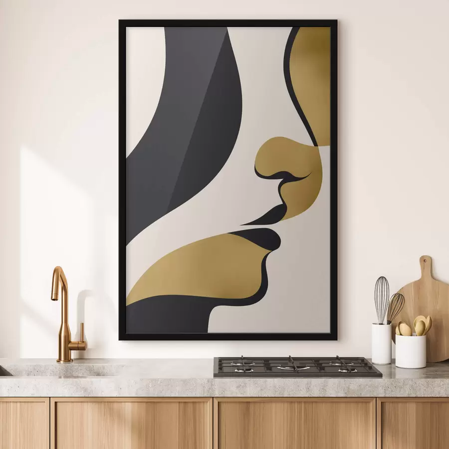 Fototapeedid Näo abstraktne siluett f47251