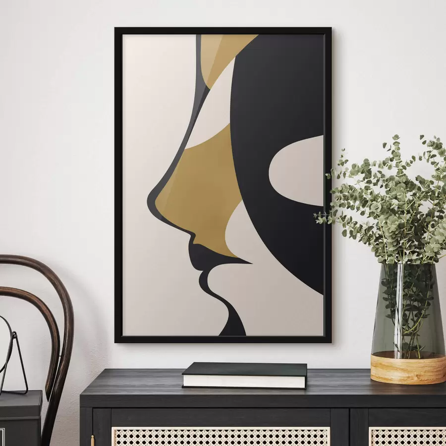 Fototapeedid Näo abstraktne siluett f47252