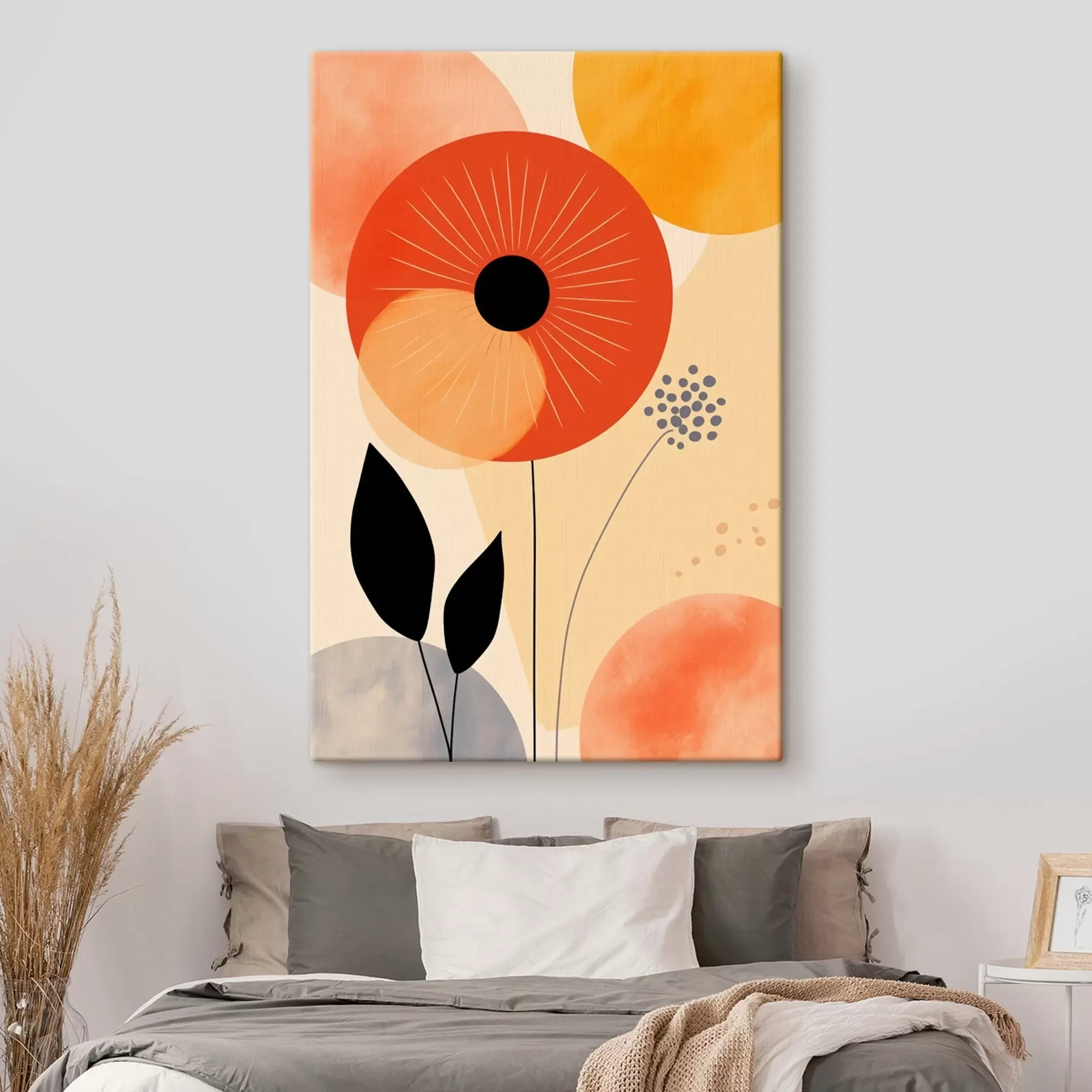 Pilt Digitaalses illustratsioonistiilis dekoratiivne lillekunst s46927