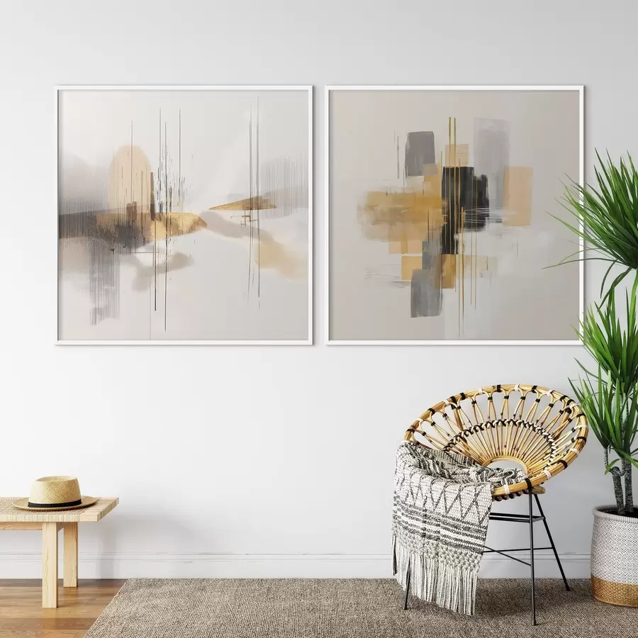 Fototapeedid Kunstiline kompositsioon graafiliste elementidega d00740