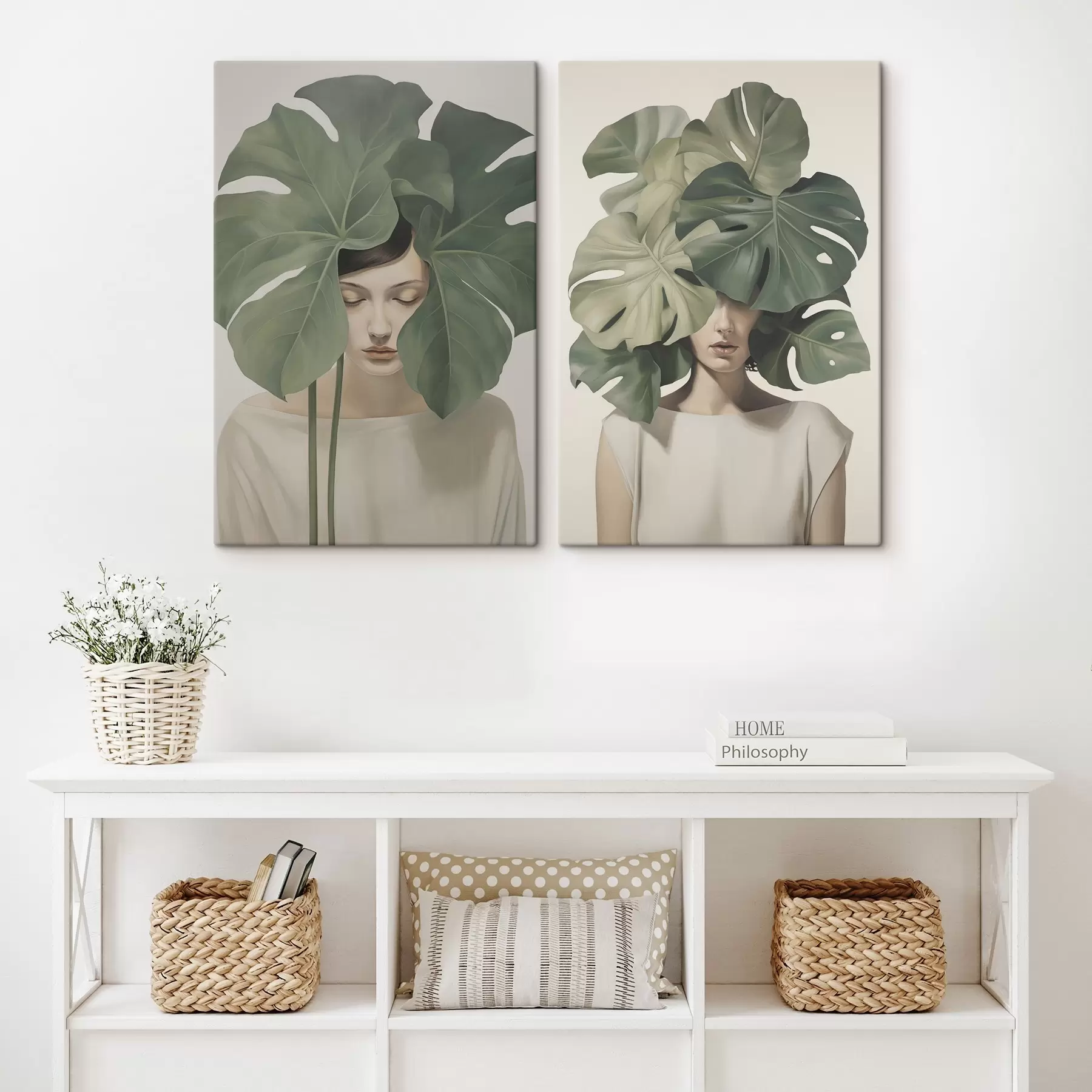 Pilt Lehtedega tüdruk m01185