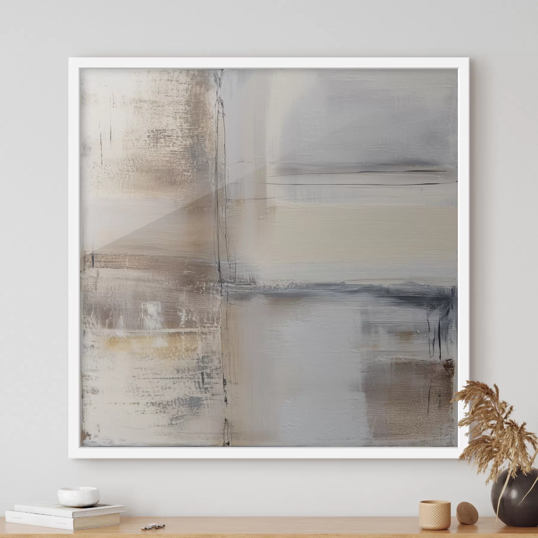 Fototapeedid kaasaegne abstraktsioon vaoshoitud toonides f47122