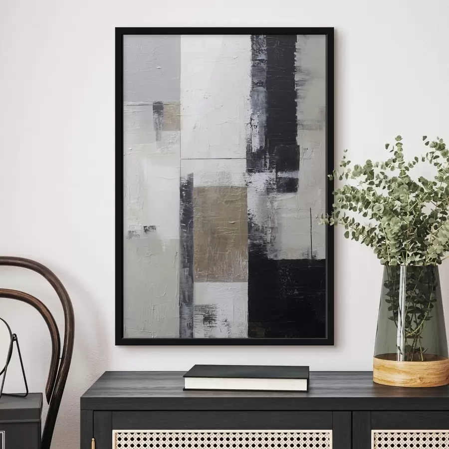 Fototapeedid kaasaegne abstraktsioon kontrastsetes värvides f47133