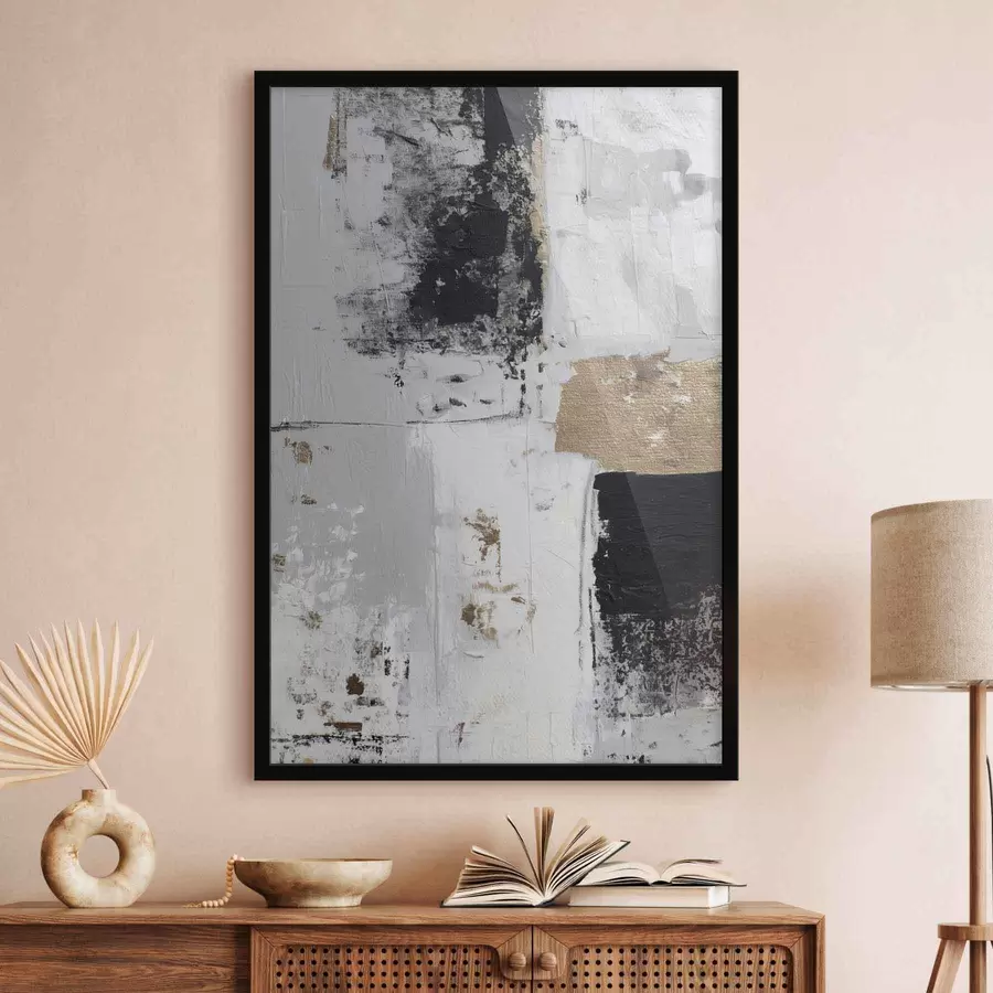 Fototapeedid kaasaegne abstraktsioon kontrastsetes värvides f47134