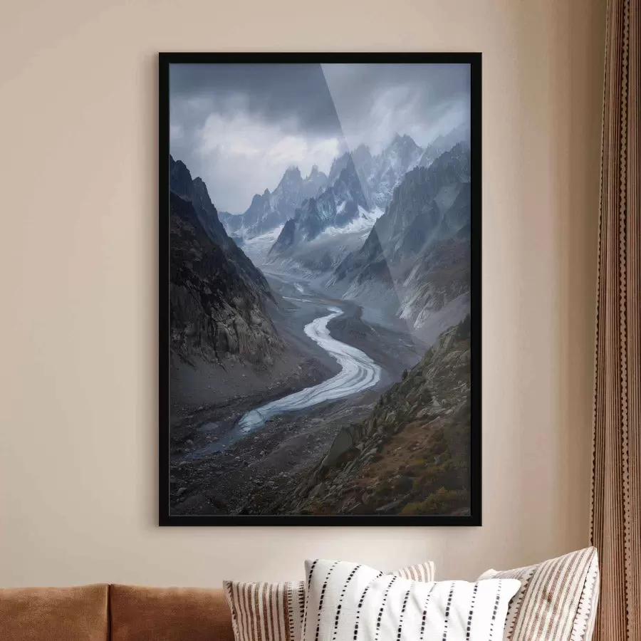 Fototapeedid mäestikupilt pilvedega f47143