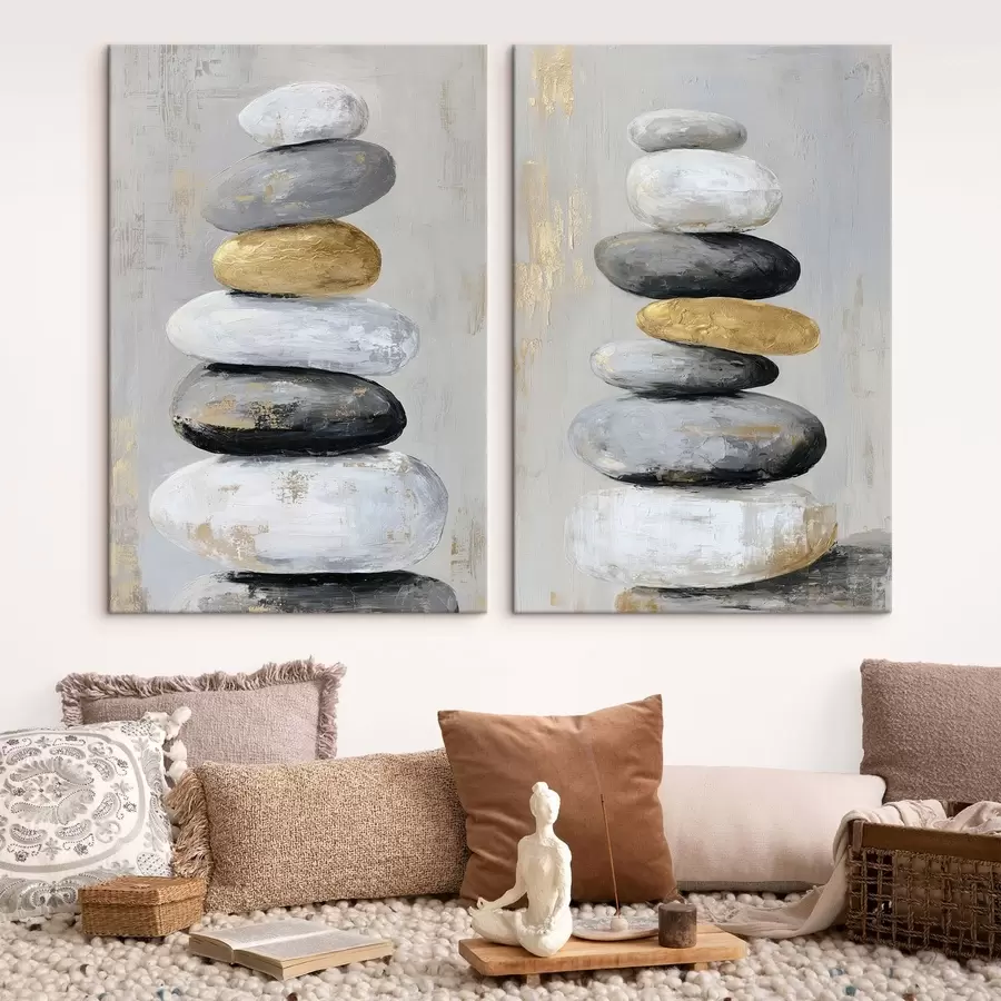 Pilt suured kivid maalistiilis m01181