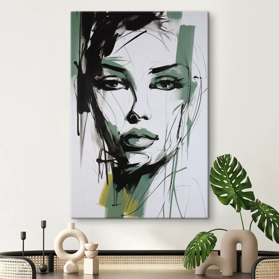 Pilt Abstraktne naiste portree s47499