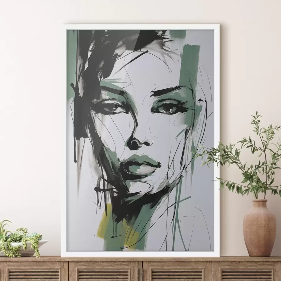 Fototapeedid Abstraktne naiste portree f47499