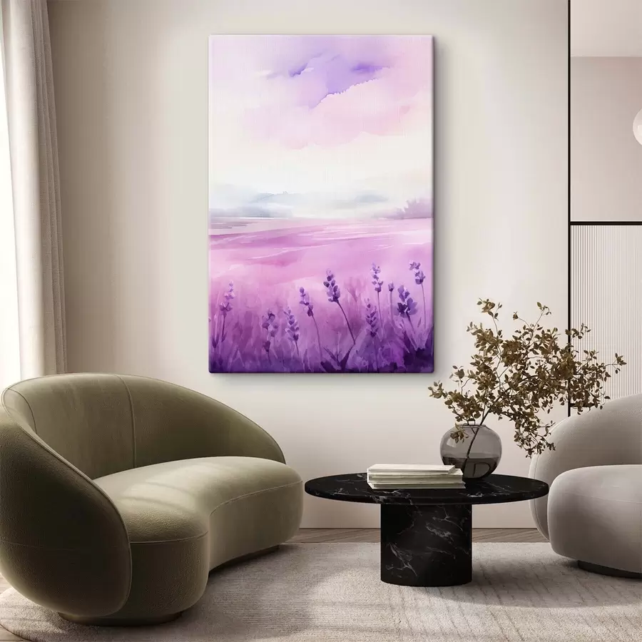 Pilt Lavendlipõld, imitatsioon akvarell s47109