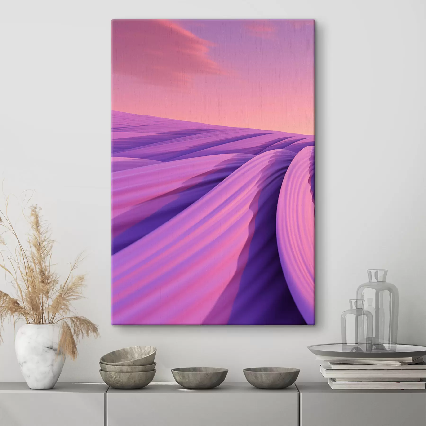 Pilt Abstraktne lavendlipõld s47110