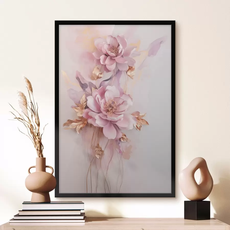 Fototapeedid Ilusad abstraktsed lilled f47104