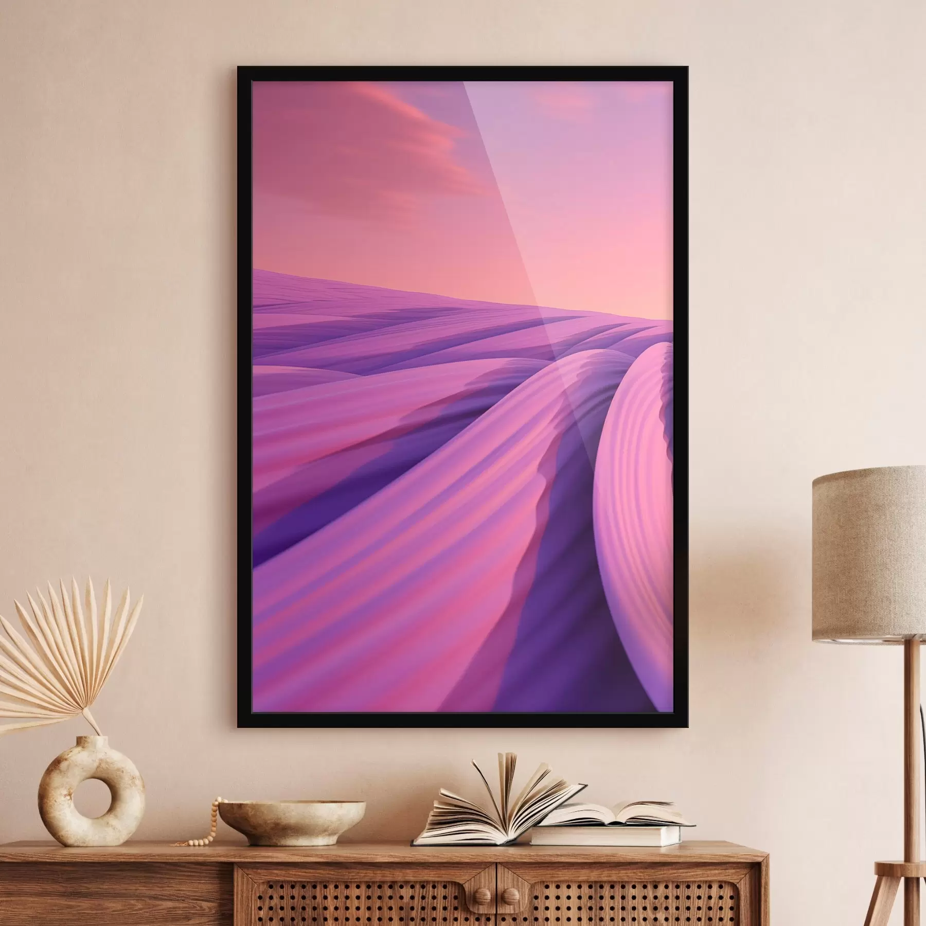 Fototapeedid Abstraktne lavendlipõld f47110