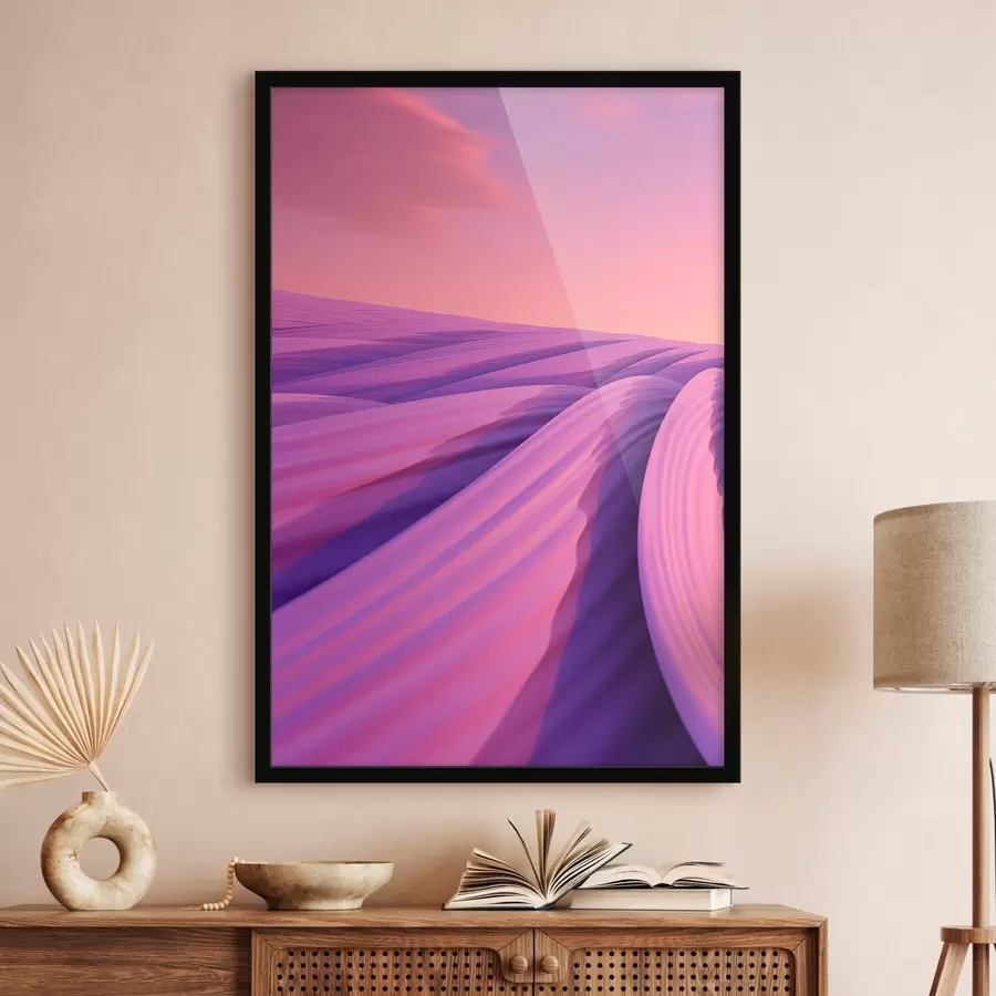 Fototapeedid Abstraktne lavendlipõld f47110