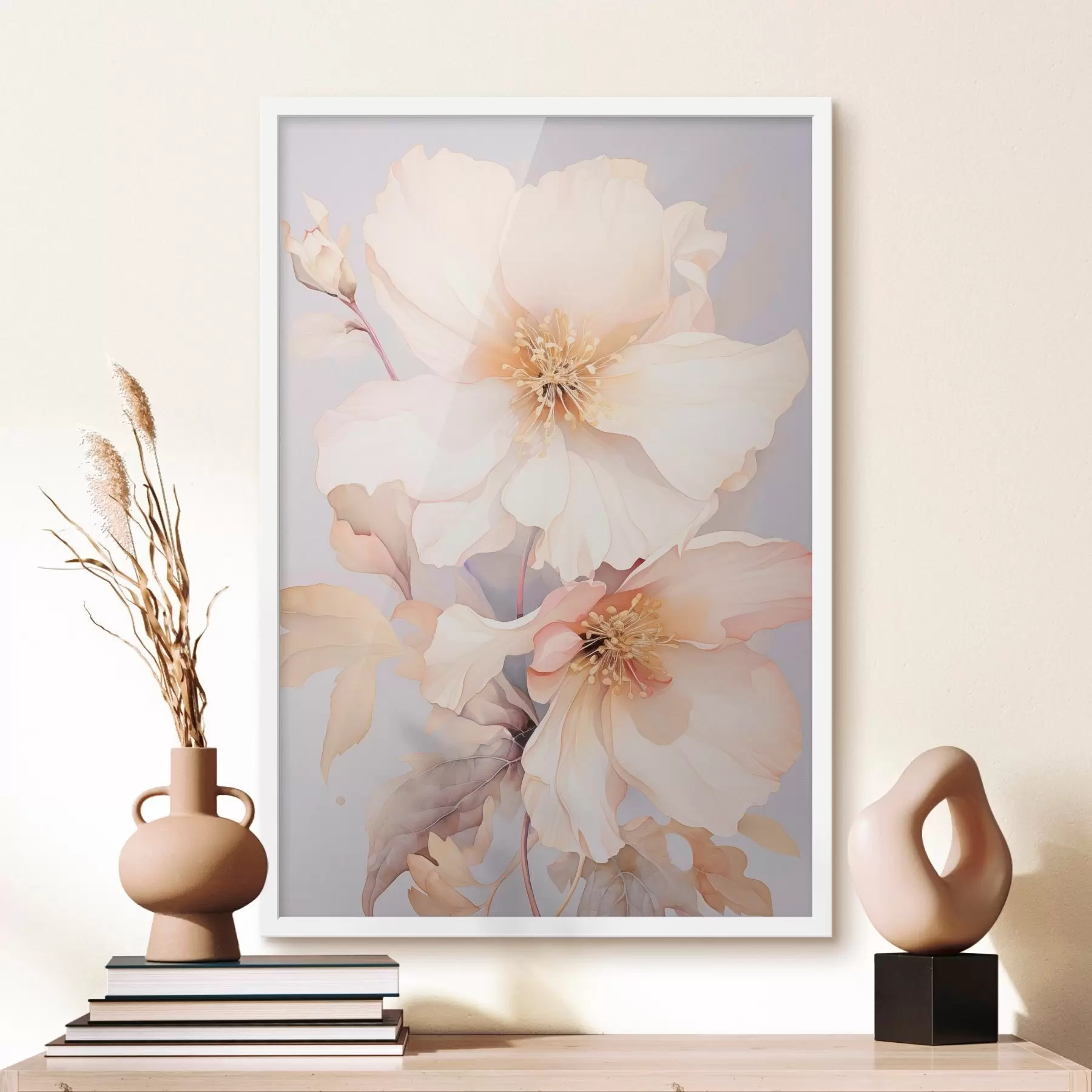 Fototapeedid Suur abstraktne lill f47113