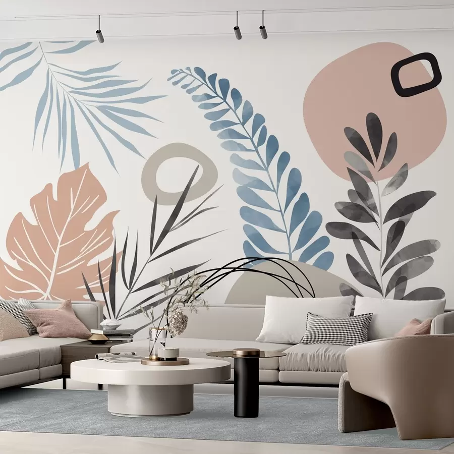 Fototapeedid Abstraktsioon taimestikuga w05137v1